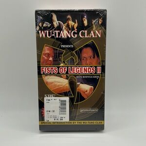 SEALED VHS Wu-Tang Clan Fists of Legends 2 Vol. 4 Kung Fu Karate Music Jet Le